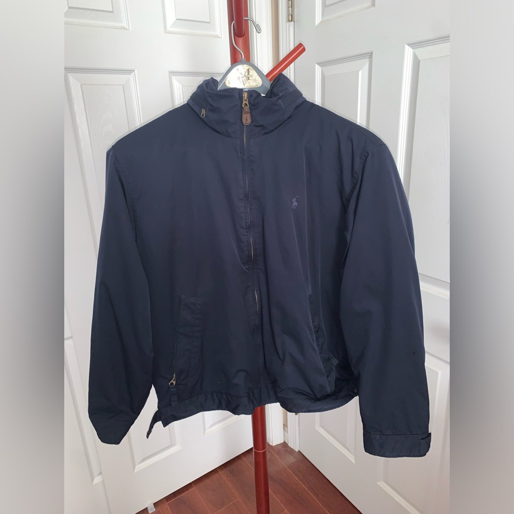 Polo Ralph Lauren men’s bomber jacket- fleece lined, Large, very nice!